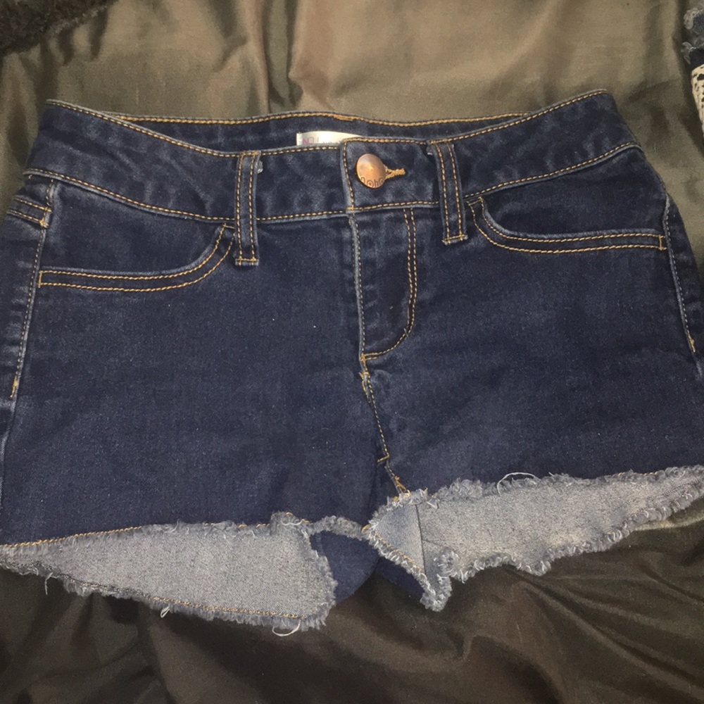 Denim shorts